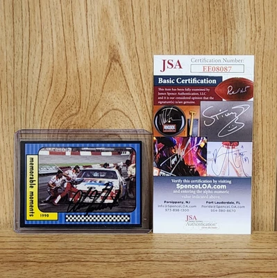 1991 Maxx Racing Alan Kulwicki Memorable Moments #7 Zerex Autograph Card JSA COA - Image 1 of 4