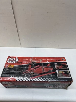 Gato de piso de carro hidráulico Torin - Capacidad de 3 toneladas para SUV y camionetas, rojo Foto 1 de 3