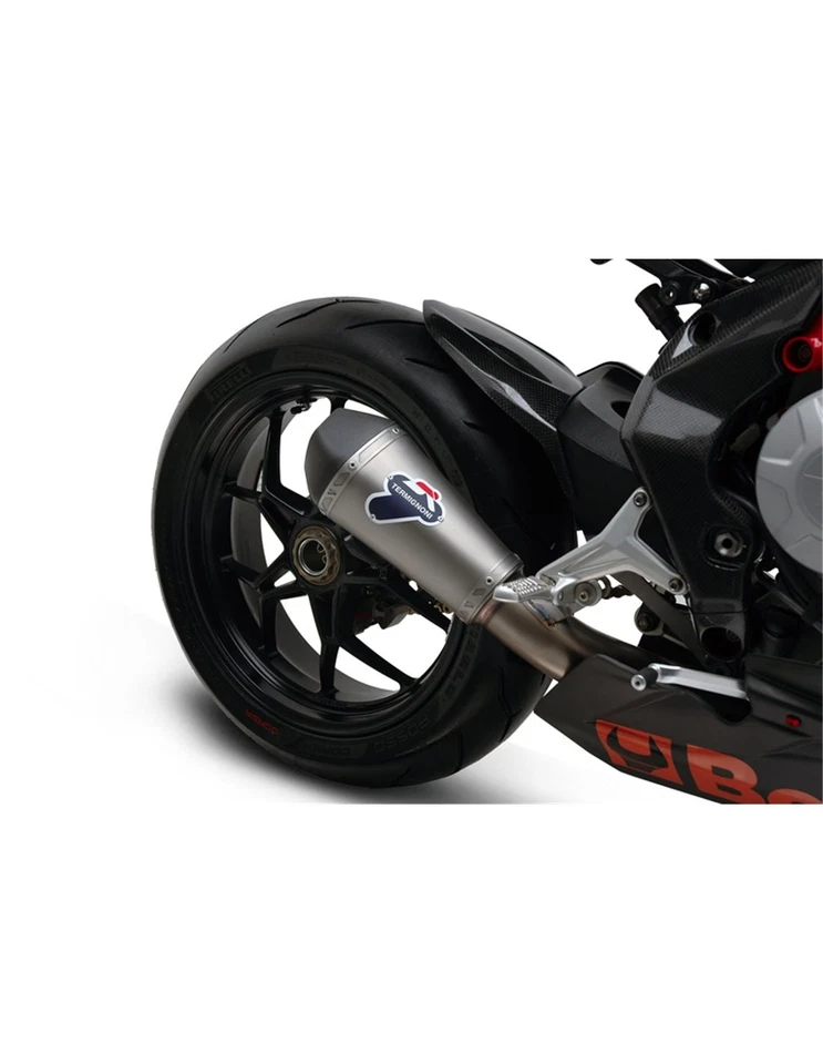 MV10080TV SILENCIOSO INOX TITANIO CARBONO TERMIGNONI MV AGUSTA F3 800 - 2012 202 - Imagen 1 de 1