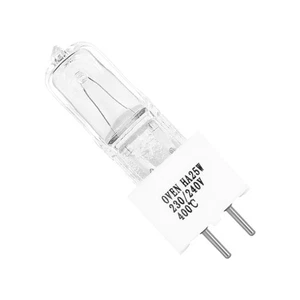 JCD Halogen Backofenlampe 25W GZ5,3 400° 230V klar Licht Oven 25 Watt HA SIL - Bild 1 von 1