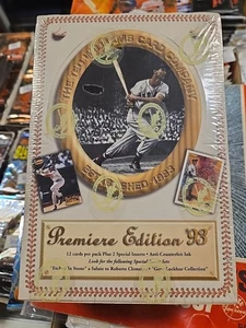 1993 Ted Williams Company Premiere Edition Baseball Box Factory Sealed 36 Packs - Picture 1 of 2