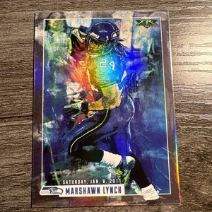 2015 Topps Fire #TT-ML Marshawn Lynch Transcendent Touchdowns Seattle Seahawks - Picture 1 of 8