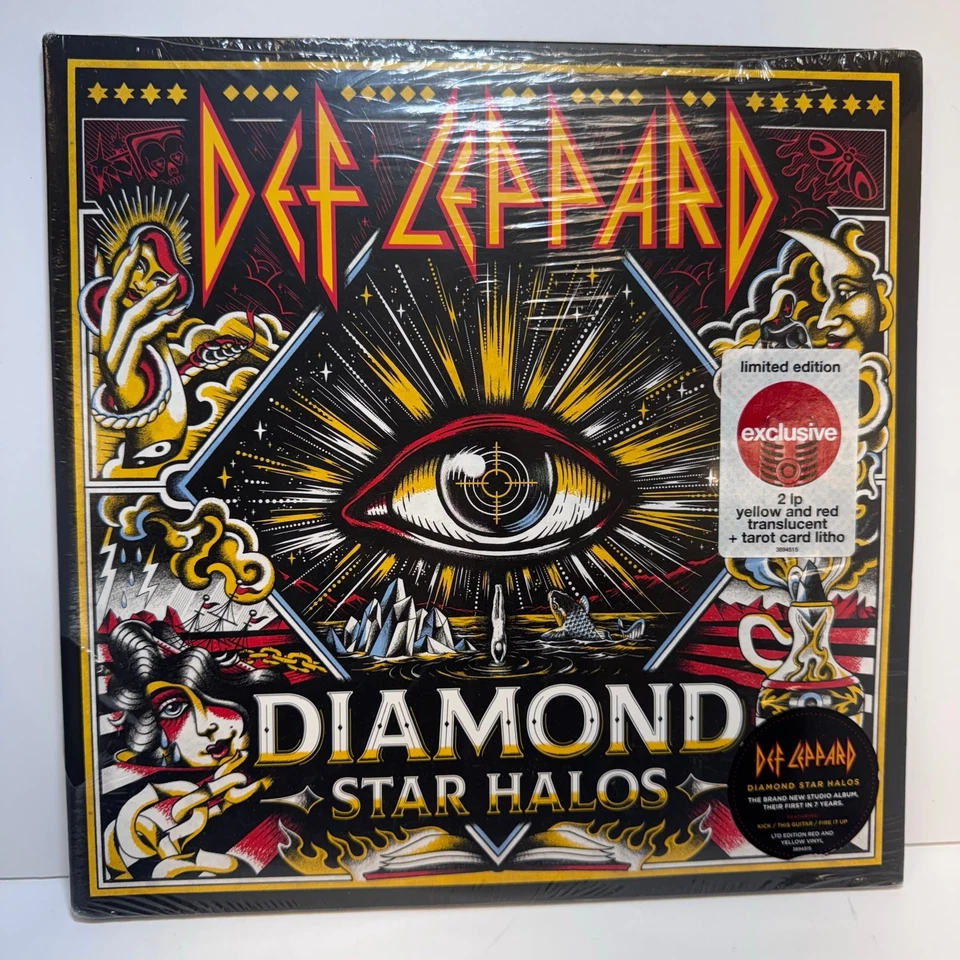 Diamond Star Halos - Exclusive Limited Edition Yellow & Red Colored Vinyl 2X LP - Image 1 of 3
