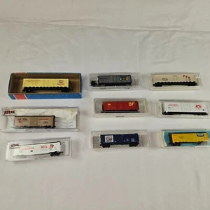Spur N verschiedene Marken Güterwagen Nelke Dodge Pepsi LOT OF 9 (FOR PARTS) - Bild 1 von 13
