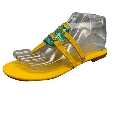 Correa en T Circus By Sam Edelman Cherri Slide correa amarilla talla 7,5 Foto 1 de 4