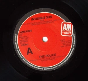 The Police:  Invisible Sun  UK  1981  7" (generic sleeve) - Picture 1 of 3