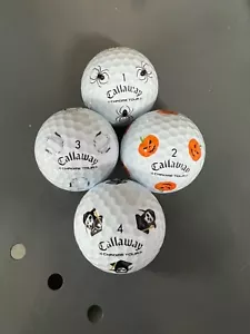 LOGO GOLF BALL-(4)NUOVO LIMITED EDITION CHROME TOUR HALLOWEEN EDITION SET!!️ - Foto 1 di 1