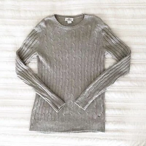 Vineyard Vines Womens Wool Cashmere Blend Cable Knit Crew Neck Sweater Grey M - Picture 1 of 8