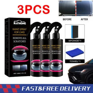 3PCS Car Scratch Quick Repair Nano Spray, Instant Invisible Scratch Remover - Picture 1 of 10