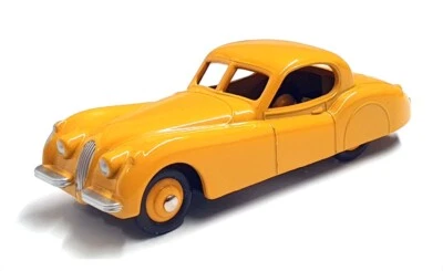 Dan Toys Appx 9,5 cm de largo diecast DAN-253 - Jaguar XK120 cupé - amarillo Foto 1 de 4