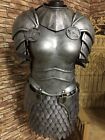 Medieval Halloween Full Steel Body Female Armor With Skirt Full Body Lady Armor