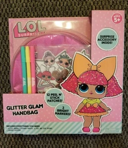 LOL Surprise Doll Dolls Glitter Glam Handbag Purse Kit NEW.   - Picture 1 of 4