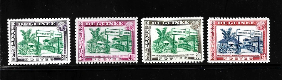 Guinea Stamps- Scott-#346-349-Set-Mint/VLH-OG-1964 - Image 1 of 1