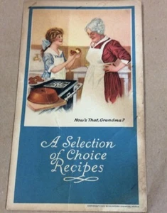 Vintage cookbook A Selection Of Choice Recipes cookbook  INV-P1033 - Picture 1 of 3