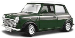 Burago 1:24 1/24 1969 Mini Cooper Green Model Car B18-22011 - Picture 1 of 2