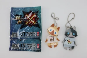 Uniqlo UT x Monster Hunter Cross keychains - Airou & Merarou Palico Felyne - Bild 1 von 6