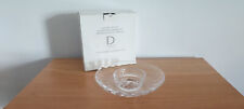 DARTINGTON LEAD CRYSTAL 24 % CHIP AND DIP DISH / BOWL BOXED ETCHED BACK STAMP