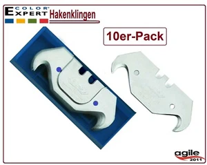10 x Trapezklingen Hakenklingen Ersatzklinge Cuttermesser Teppichmesser Klinge - Bild 1 von 1