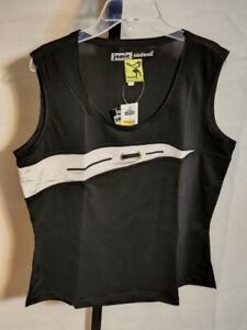 Jamie Sadock Ladies Tennis Shirt Black White Size Small Style 72245 NEW
