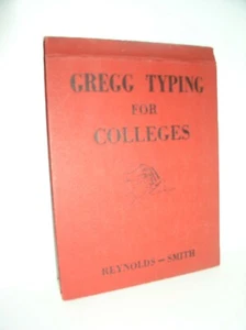 Gregg Typing for Colleges By Reynolds and Smith (Feb 1948,Hardcover - Picture 1 of 5