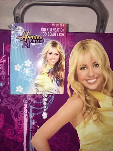 (NUEVO EN CAJA) Estuche de Colección Hannah Montana Superstar Makeover Caja Rock Sensation 3D Beauty Box - Imagen 1 de 7