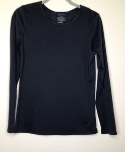 Cuddl Duds Chill Chasers Women’s Medium Black Long Sleeve Active Top - Picture 1 of 16