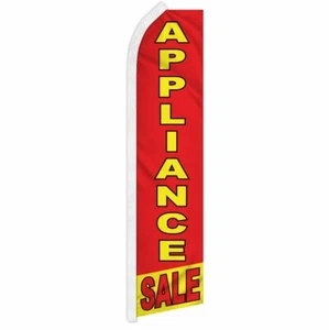 "APPLIANCE SALE" advertising super flag swooper banner business sign discount - Picture 1 of 10