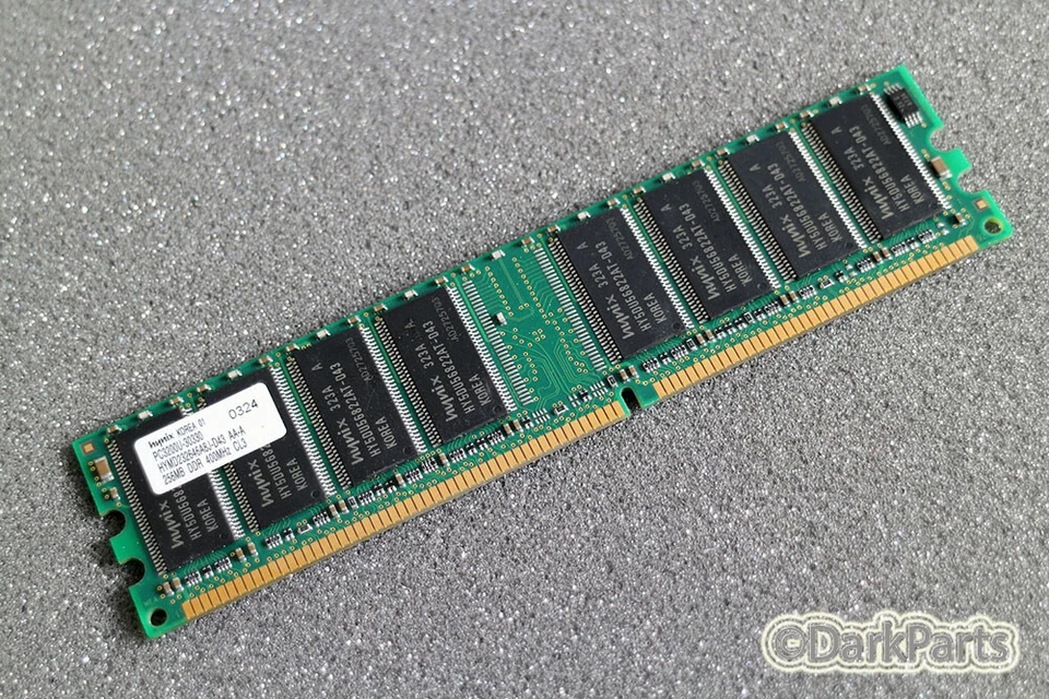 Hynix HYMD232646A8J-D43 PC3200U-30330 256MB Memory RAM - Image 1 of 1