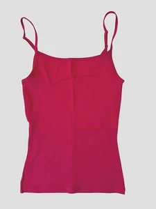 Camiseta sin mangas XS Pacsun Lilu básica cami correas de espagueti ajustables fucsia - Imagen 1 de 2