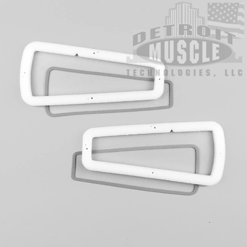 DMT Mopar B Body 1968 Dodge Coronet Taillight Gasket Set Gaskets Super Bee - Imagem 1 de 1