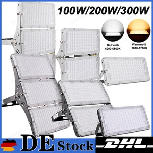 LED Fluter Modul Flutlicht IP65 Außen Garten Fassadenstrahler 100/200/300Watt DE - Bild 1 von 16