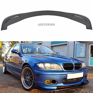 HM Front Splitter Addon Valance Lip Spoiler (Fits BMW E46 M Sport Bumper) - Picture 1 of 10