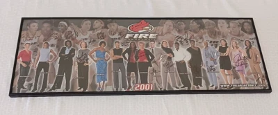 2001 Portland Fire WNBA Team Signed Autographed ALL 16 Signatures Poster Framed - Image 1 of 4