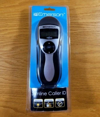 Emerson EM2516BK Corded Phone Slimline Caller ID Desk or Wall Mount - BRAND NEW - Image 1 of 2
