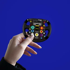 Ferrari F2004 Steering Wheel F1 Sticker Vinyl - Scuderia GP - Picture 1 of 3