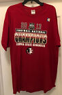 Gildan FSU BCS National Champions 2013 Football Sleeve Shirt Mens Seminoles XL