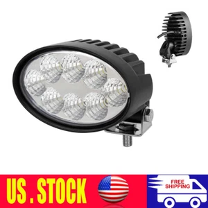 40W Oval Cap LED Work Light Headlight For Case IH John Deere Tractor 6000, 7000 - Picture 1 of 11