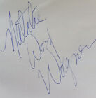 Natalie Wood signed (Wagner) cut