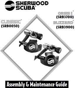 Sherwood Oasis 2 SRB3700 Assembly, Maintenance, Service Repair Manual Scuba Dive - Picture 1 of 5