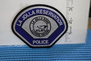 tribal indian police patch LA JOLLA RESERVATION POLICE LUISENO INDIAN CALIFORNIA - Picture 1 of 1