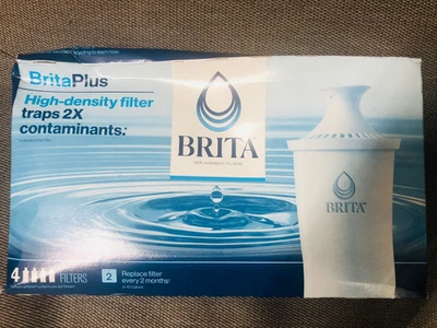 Brita Plus Water Filter Replacement for Pitchers & Dispensers BPA-Free 4 Pack - Image 1 of 2