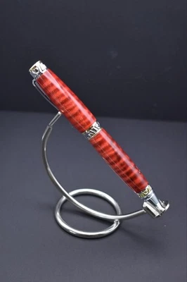 Handmade Ballpoint Pen Dyed Burl Wood - image 1 of 4