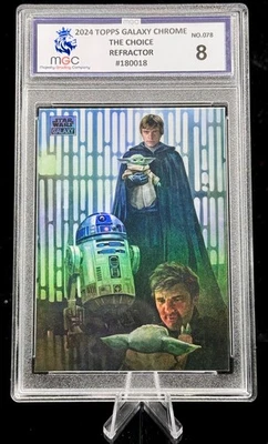 2024 Topps Star Wars Galaxy The Choice Refractor #078 MGC 8 - Image 1 of 3