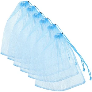 6 Pcs Maschenbündelstasche Reisen Bündeltasche Tragbare Mit Kordelzug - Bild 1 von 10