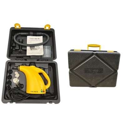 Limpiador de vapor de superficie dura portátil Euro-Pro X con accesorios y estuche de almacenamiento Foto 1 de 4