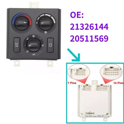 A/C Climate Control Module For Volvo Truck VNL 2003-2024 21326144 Replacement - Image 1 of 4