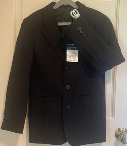 Arrow Boy’s Black Blazer Suit Jacket Fully Lined Year Round Size 12 NEW - Picture 1 of 10