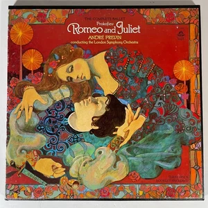 Prokofiev Romeo And Juliet Complete Ballet Vinyl 3 LPs Box Set Andre Previn NM - Picture 1 of 12