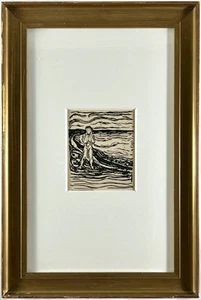 MUN-0422 Munch Original Photogravure Der verzweifelte Alpha First Edition C&R - Picture 1 of 7