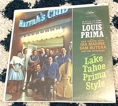 Louis Prima: Lake Tahoe Prima Style LP Capitol/US, mono Still Sealed - Image 1 of 2